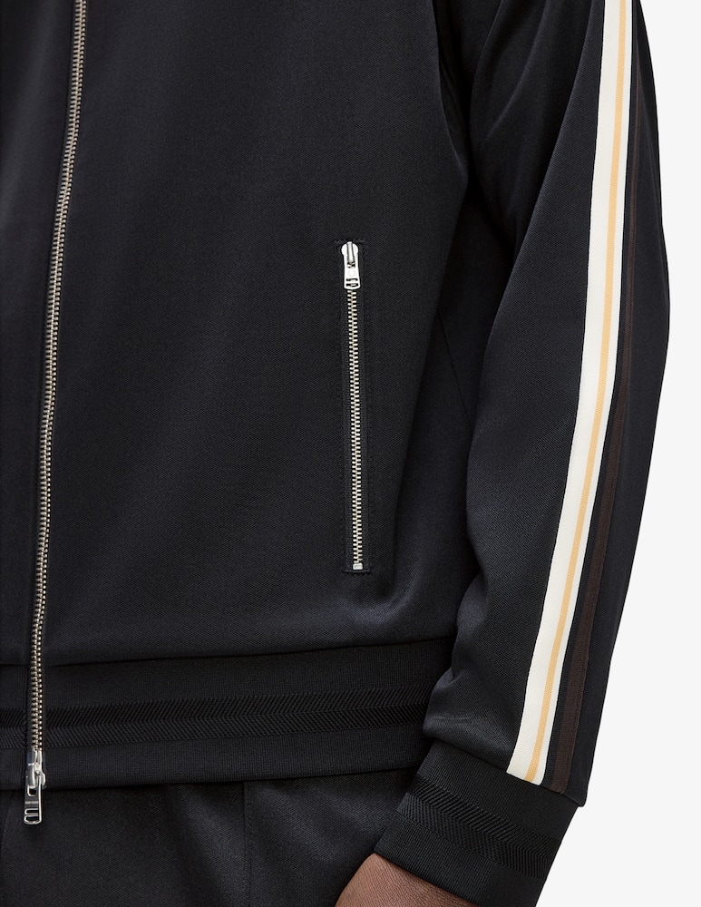 rinascente Fred Perry Zip-up sweatshirt with tipped tape