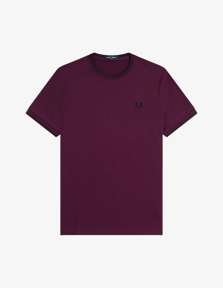 Fred Perry T-shirt con profili e logo - immagine 5 Fred Perry T-shirt con profili e logo - immagine 5