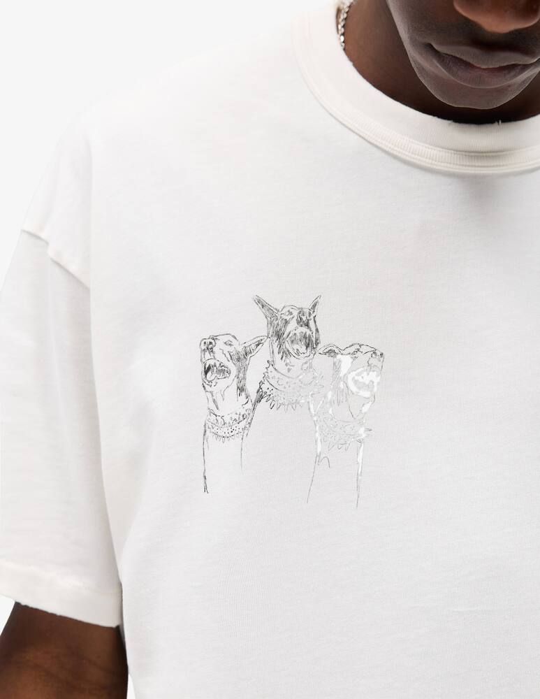 rinascente Represent T-shirt cani disegnati a mano