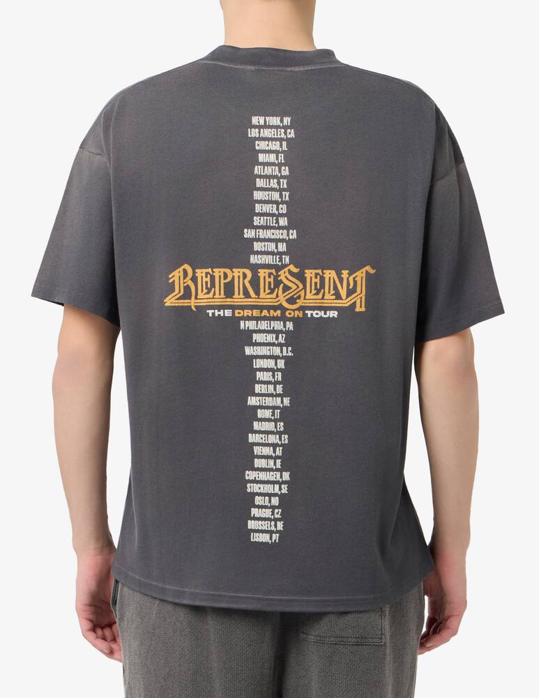 rinascente Represent Golden tour print t-shirt