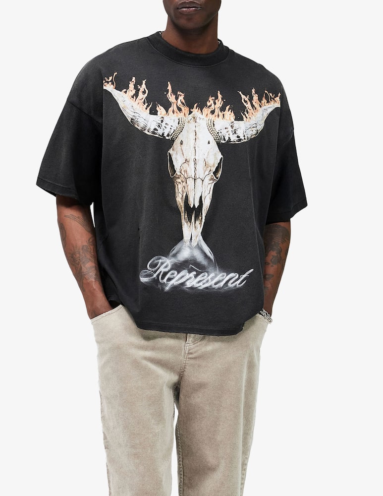 Represent British cowboys skull t-shirt - picture 1 Represent British cowboys skull t-shirt - picture 1