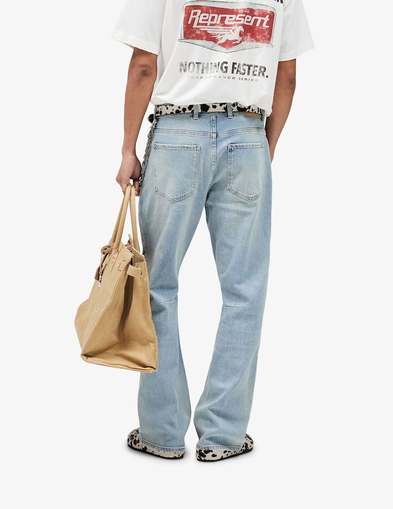rinascente Represent Kick flare denim jeans
