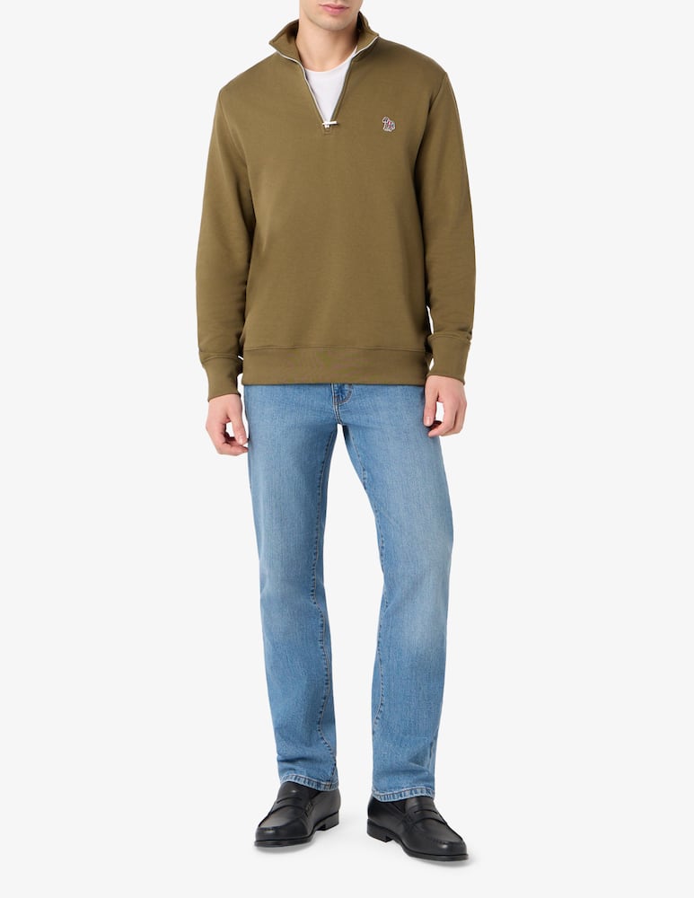 rinascente PS Paul Smith Felpa mezza zip regular fit