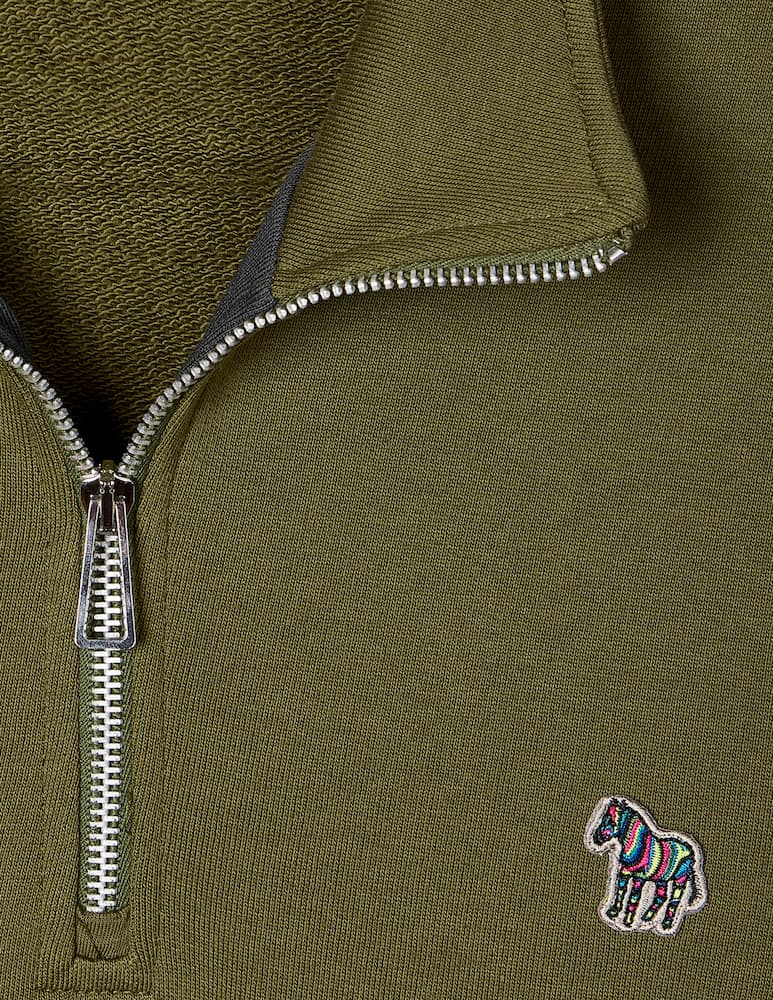 rinascente PS Paul Smith Felpa mezza zip regular fit