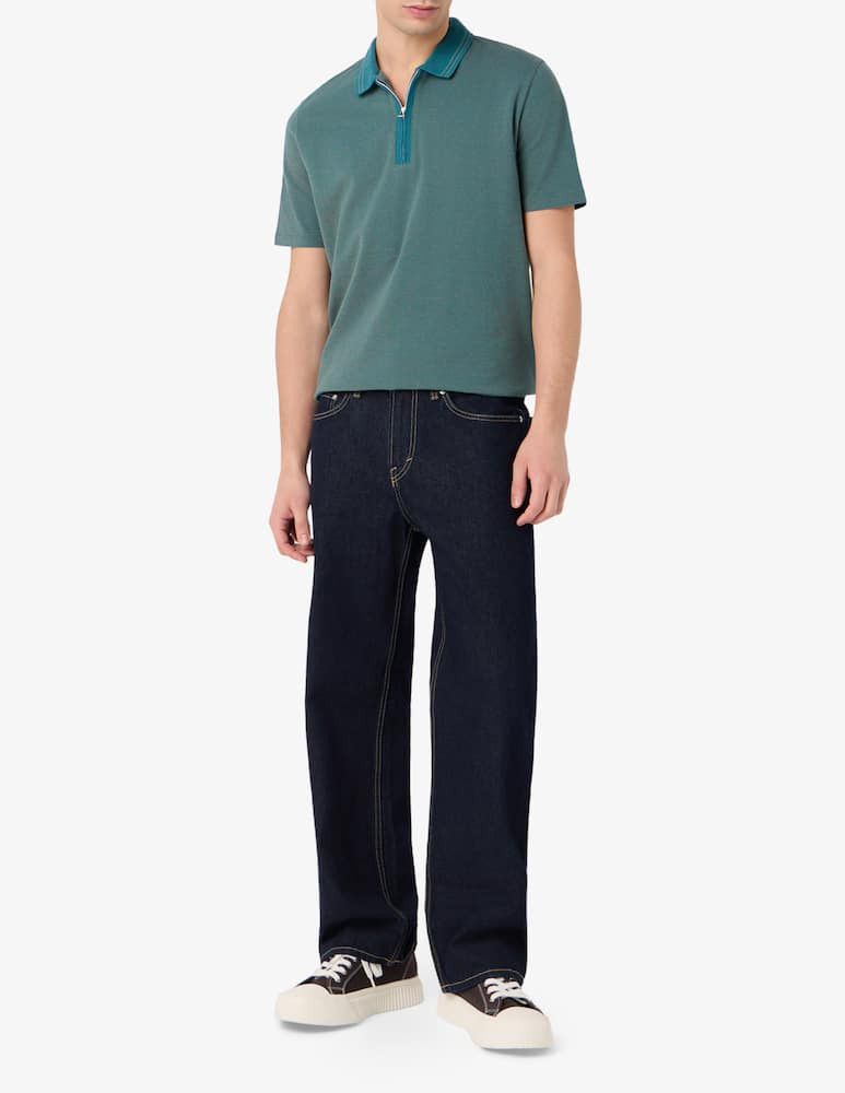 rinascente PS Paul Smith Zip collar polo shirt