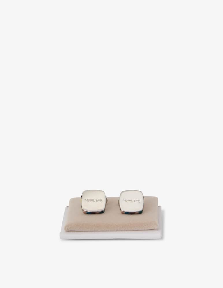 rinascente Paul Smith Resin square cufflinks