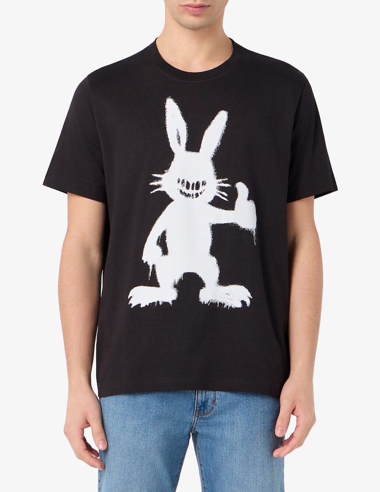 rinascente PS Paul Smith Smile rabbit t-shirt