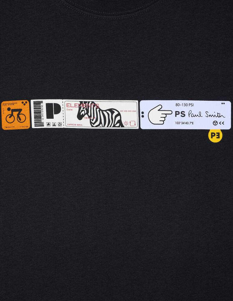 rinascente PS Paul Smith Zebra stripe t-shirt