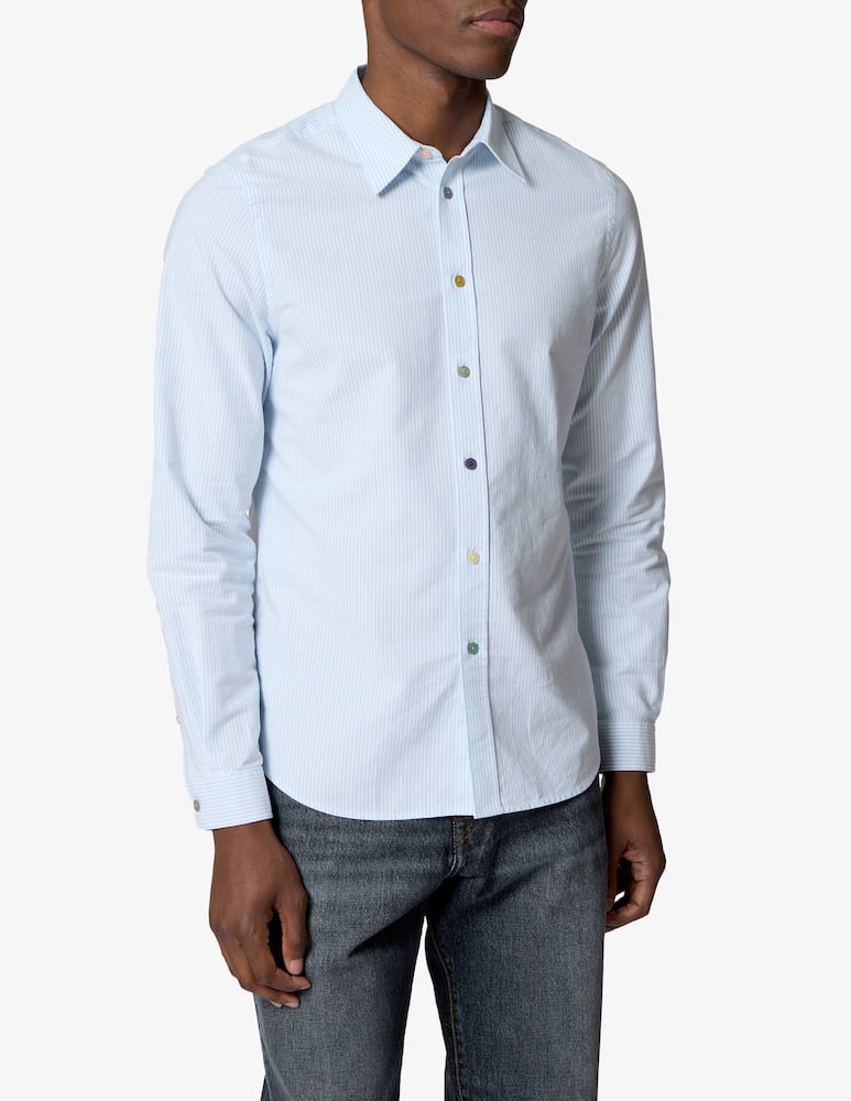 PS Paul Smith Camicia tailored fit a righe - immagine 1 PS Paul Smith Camicia tailored fit a righe - immagine 1
