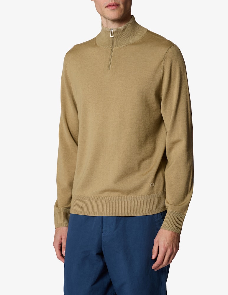 PS Paul Smith Maglia con collo alto mezza zip - immagine 1 PS Paul Smith Maglia con collo alto mezza zip - immagine 1
