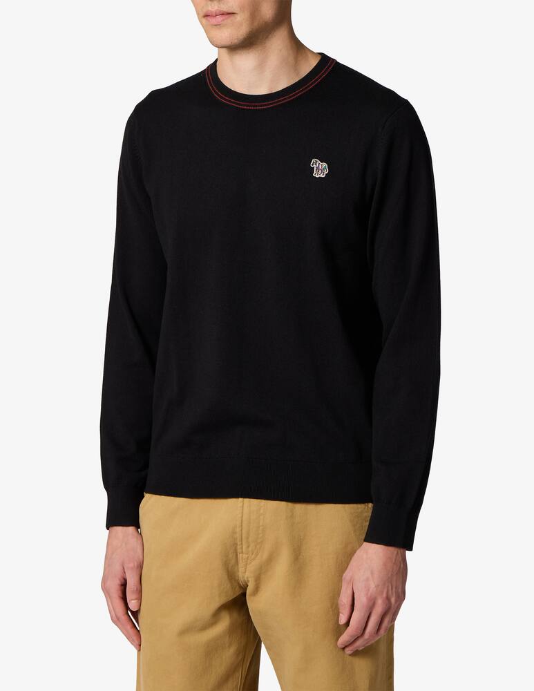 rinascente PS Paul Smith Maglia girocollo con logo zebra