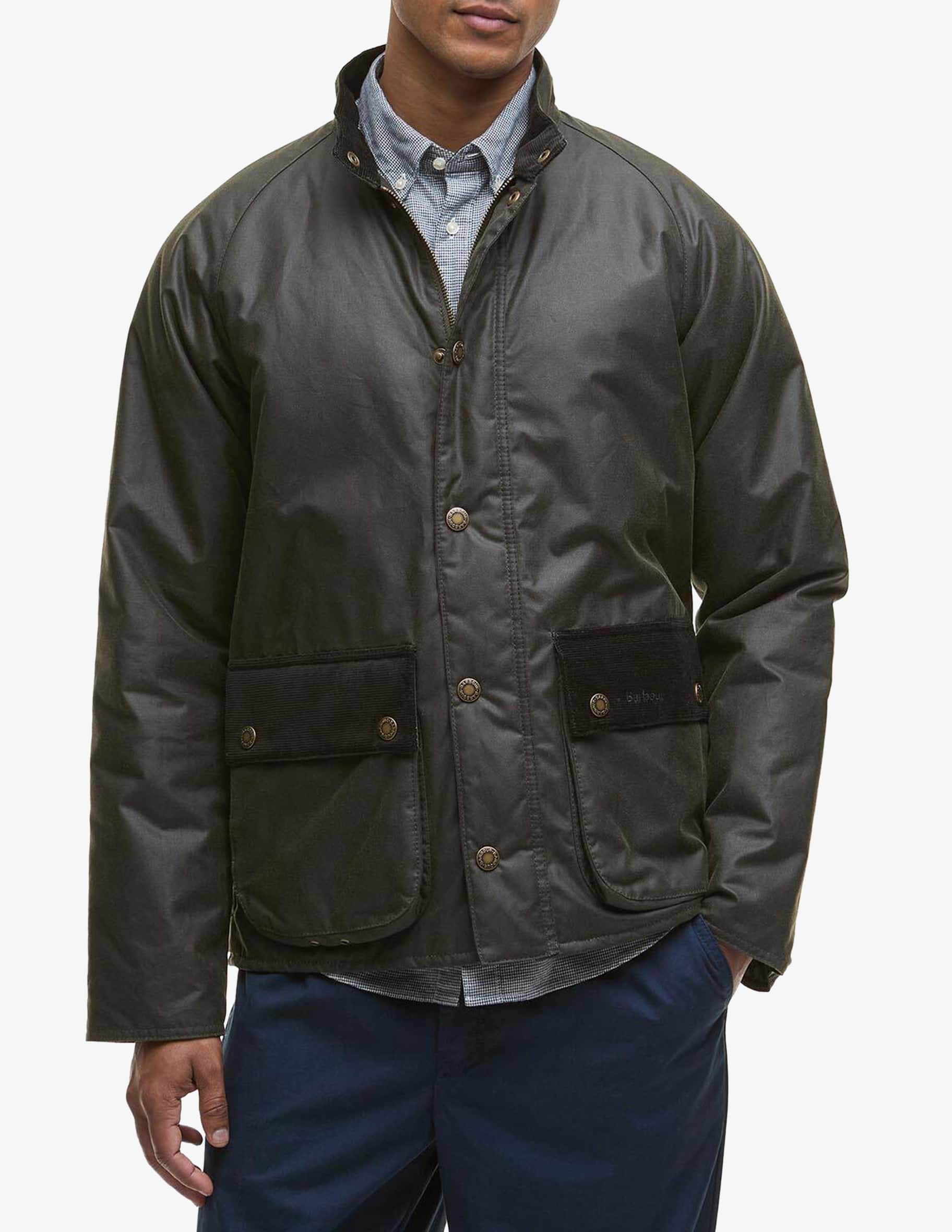 Shop Barbour Cordhill wax jacket on Rinascente