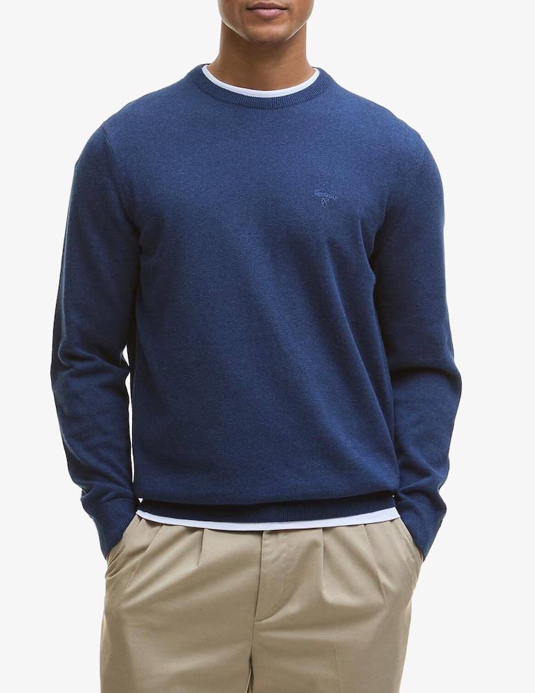 Barbour Maglia girocollo in cotone - immagine 1 Barbour Maglia girocollo in cotone - immagine 1