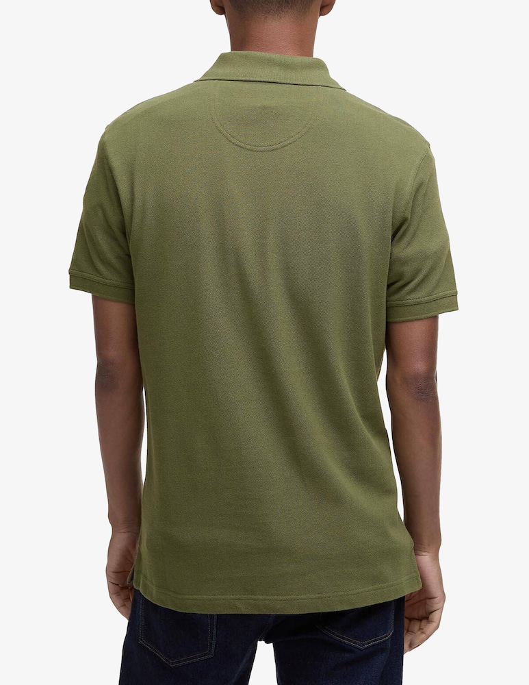 rinascente Barbour Polo tartan con logo