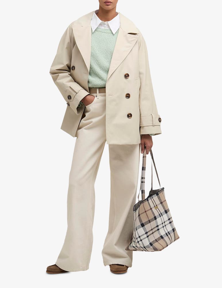 rinascente Barbour Trench corto showerproof Maisy