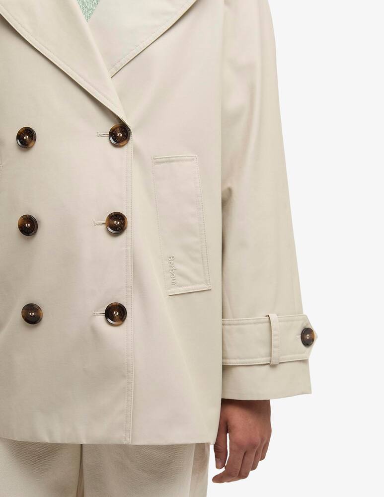 rinascente Barbour Trench corto showerproof Maisy