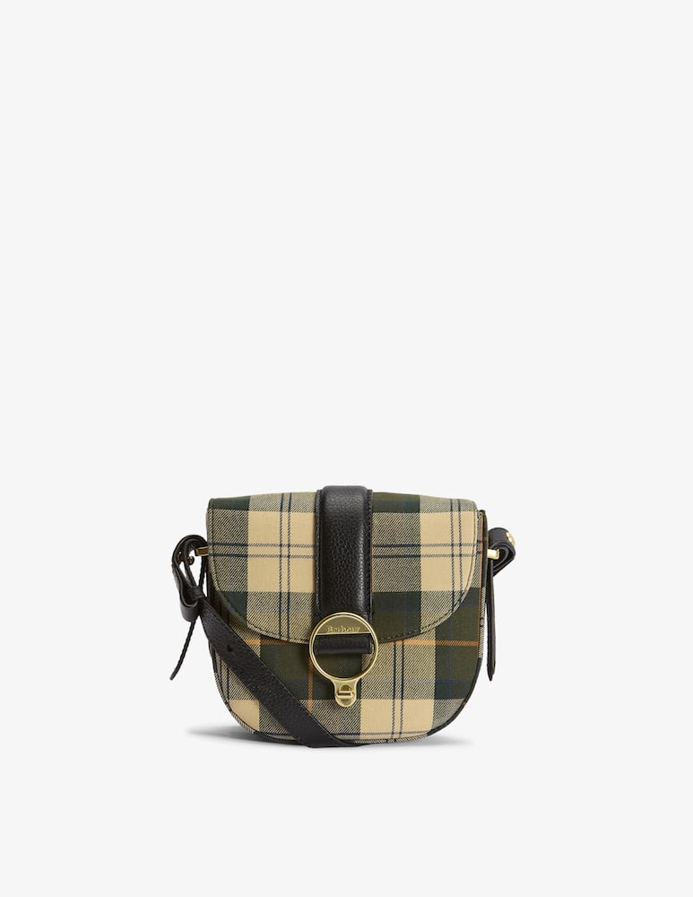 rinascente Barbour ELM  tartan crossbody bag