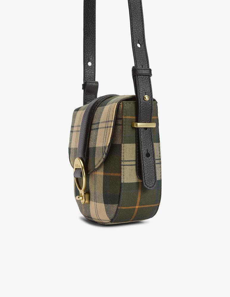 rinascente Barbour ELM  tartan crossbody bag