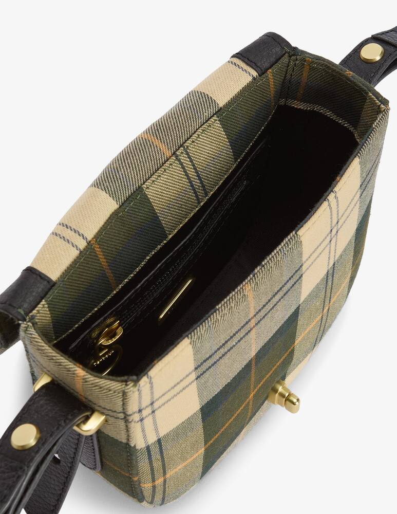 rinascente Barbour ELM  tartan crossbody bag