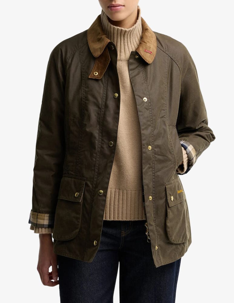 rinascente Barbour Icons Beadnell wax jacket