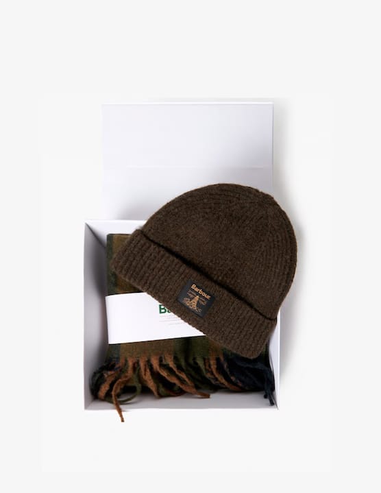 Barbour - Set regalo cappello e sciarpa Westerdale - €110,00