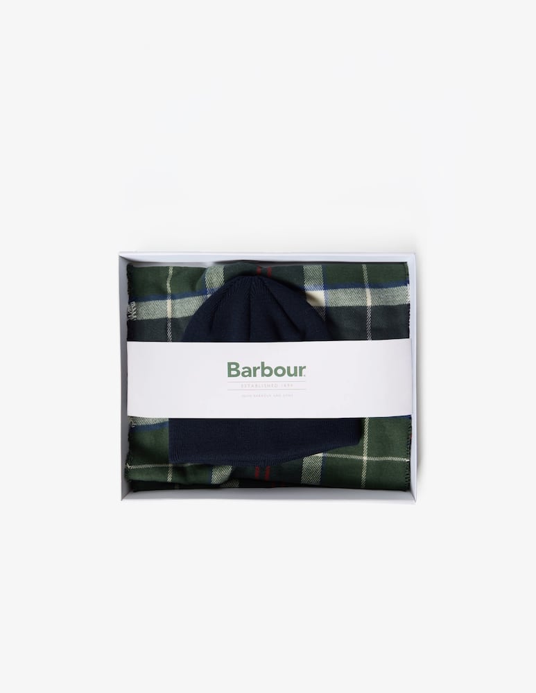 rinascente Barbour Set sciarpa e cappello