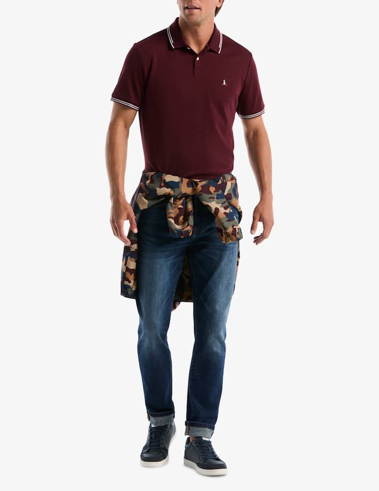 rinascente Original Penguin Polo con profili in cotone organico