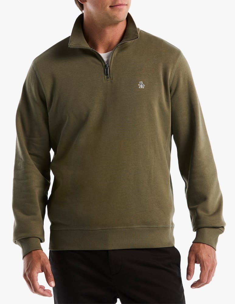 rinascente Original Penguin Felpa mezza zip collo alto