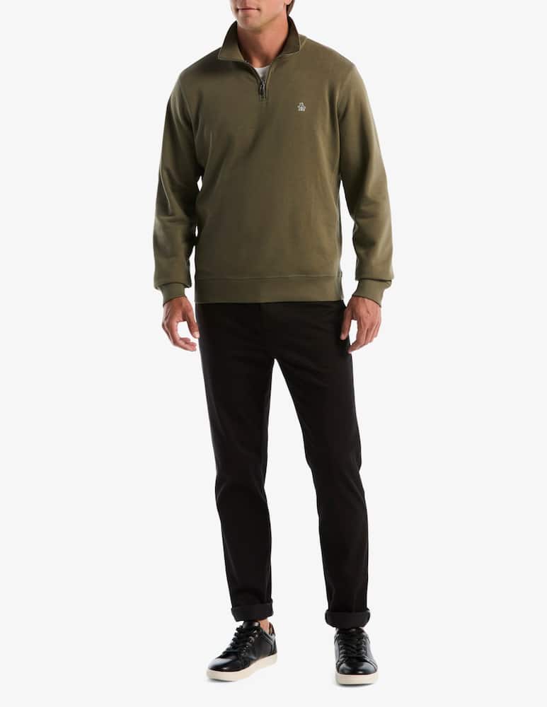 rinascente Original Penguin Felpa mezza zip collo alto