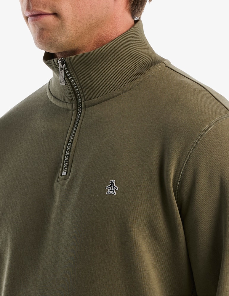 rinascente Original Penguin Felpa mezza zip collo alto