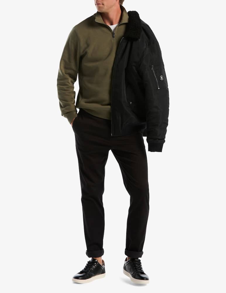 rinascente Original Penguin Felpa mezza zip collo alto