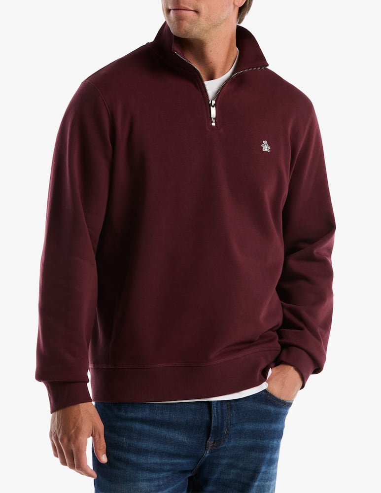 rinascente Original Penguin Felpa mezza zip collo alto