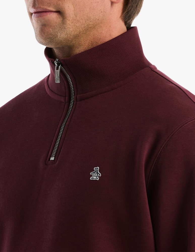 rinascente Original Penguin Felpa mezza zip collo alto