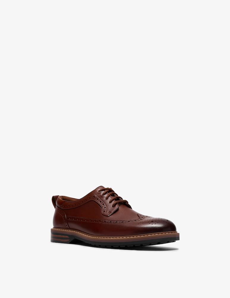 rinascente Clarks Leather brogue derby shoes