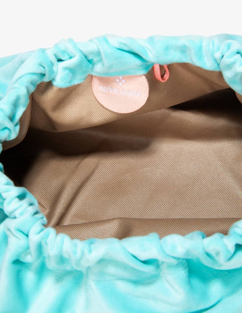 rinascente Sorbet Island Velvet clutch bag