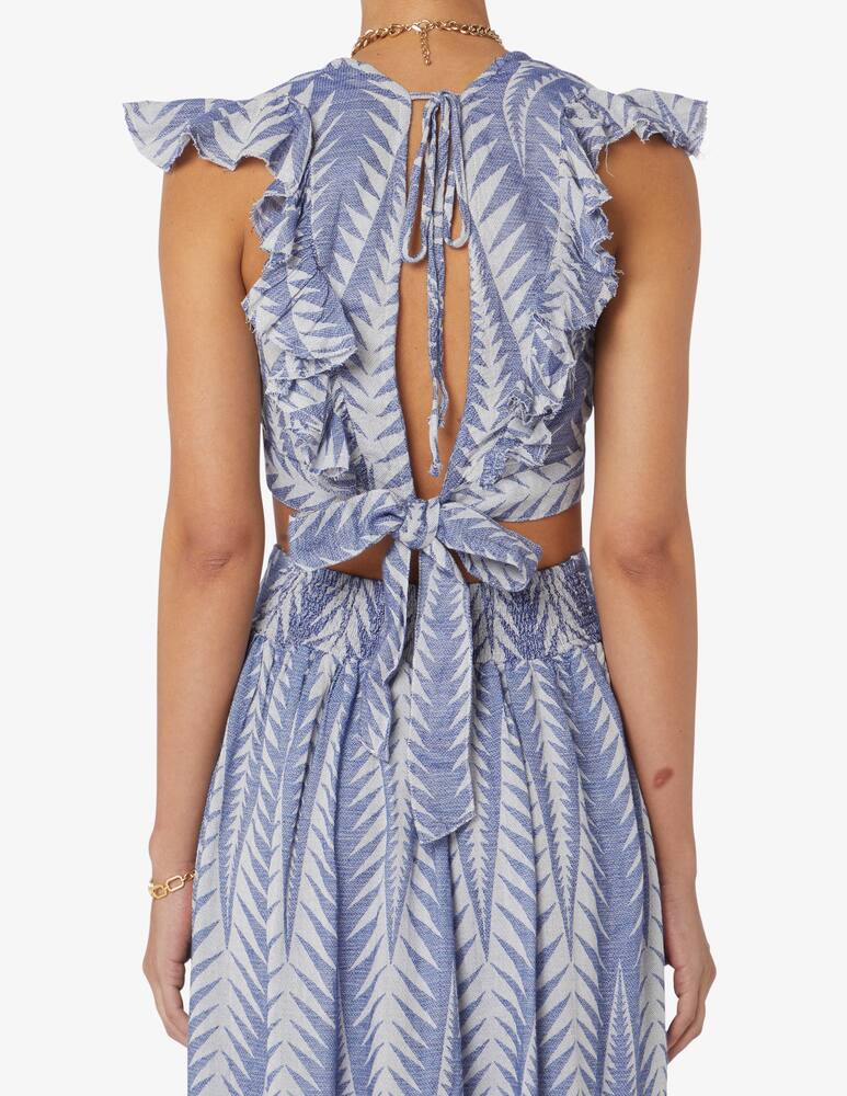 rinascente Pearl & Caviar Zakar crop top