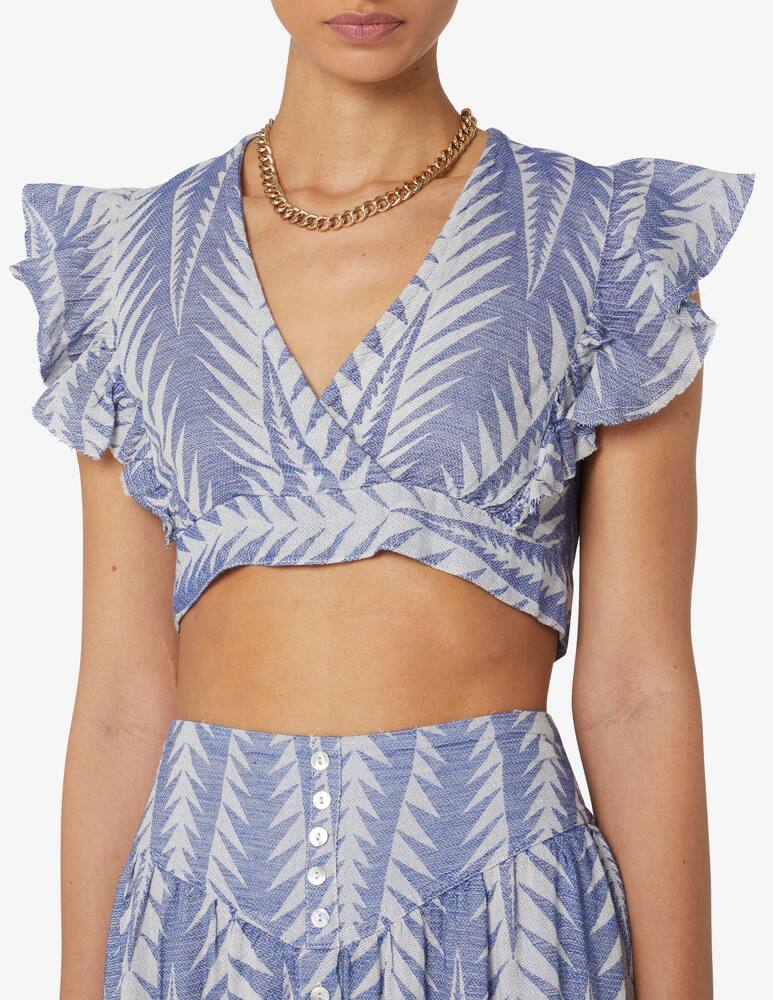 rinascente Pearl & Caviar Zakar crop top