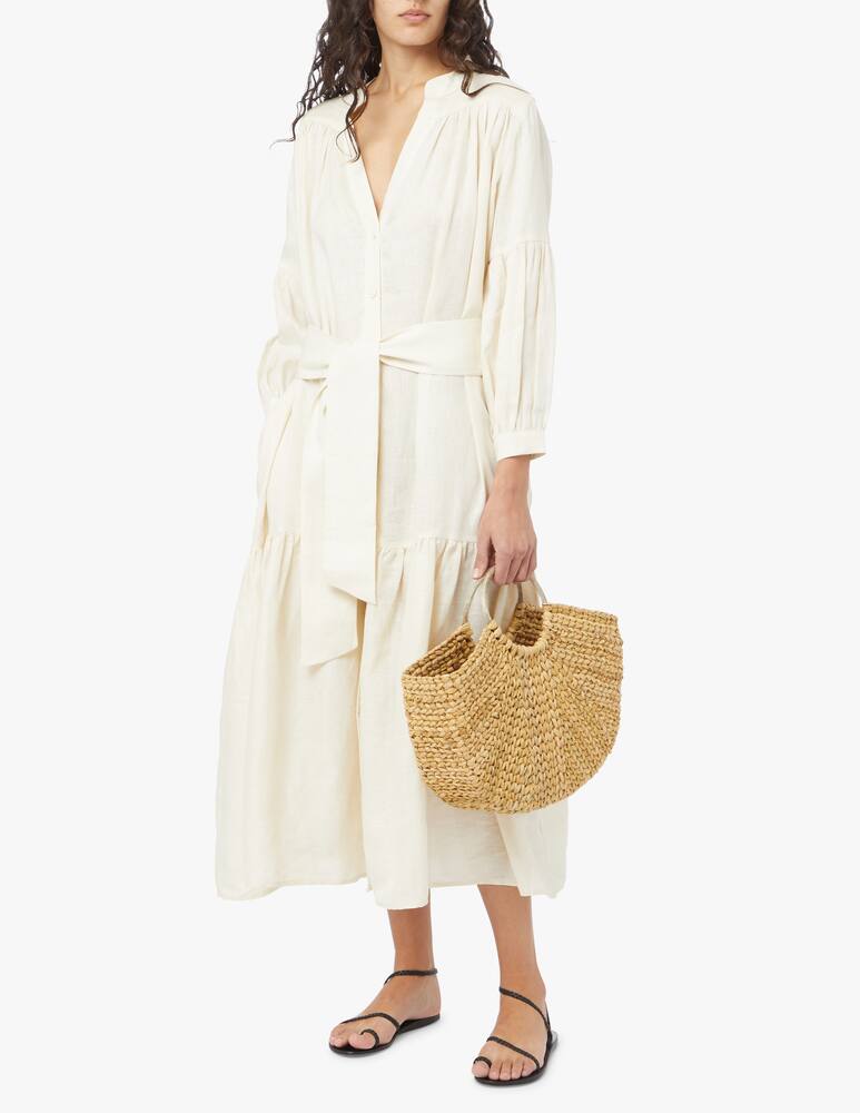 rinascente Greek Archaic Kori Vestito lungo in lino - beige