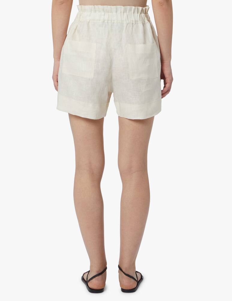 rinascente Greek Archaic Kori Linen shorts - beige