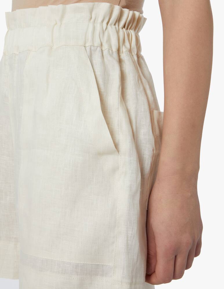 rinascente Greek Archaic Kori Linen shorts - beige