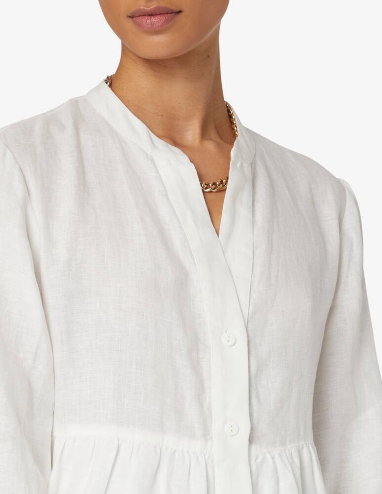 rinascente Greek Archaic Kori Mini abito taglio margherita bottoni maniche lunghe