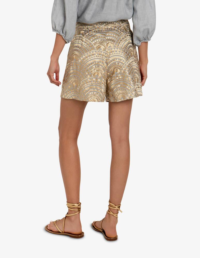 rinascente Greek Archaic Kori Pantaloni corti di lino