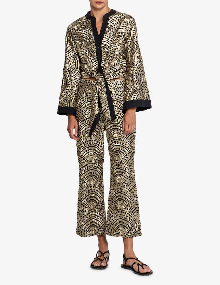 rinascente Greek Archaic Kori Pantaloni in cotone