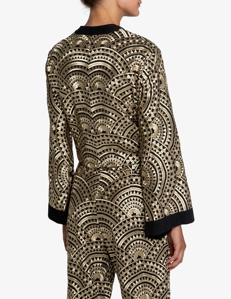 rinascente Greek Archaic Kori Kimono in cotone