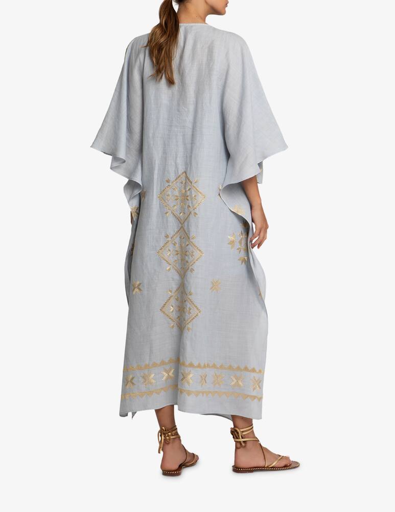 rinascente Greek Archaic Kori Kaftano ricamato fuori acqua