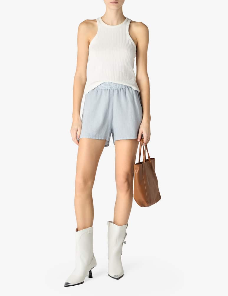 rinascente Greek Archaic Kori Elastic waist shorts