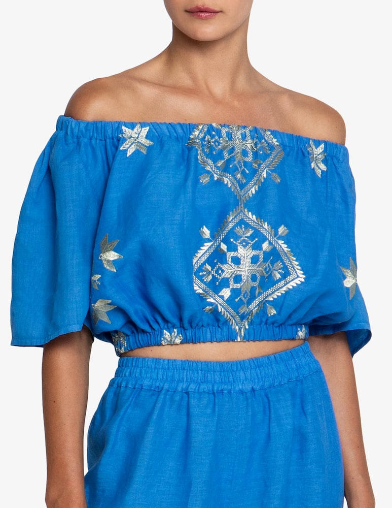 Greek Archaic Kori Blusa con spalle scoperte - immagine 1 Greek Archaic Kori Blusa con spalle scoperte - immagine 1