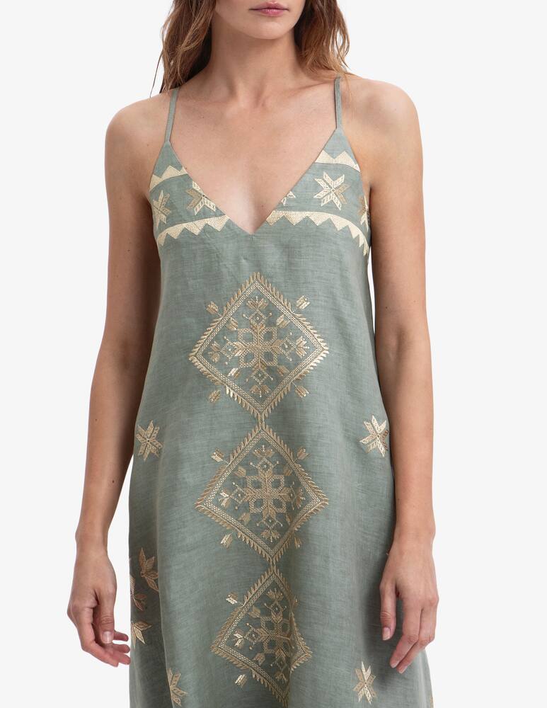 rinascente Greek Archaic Kori Abito lungo Lefkada