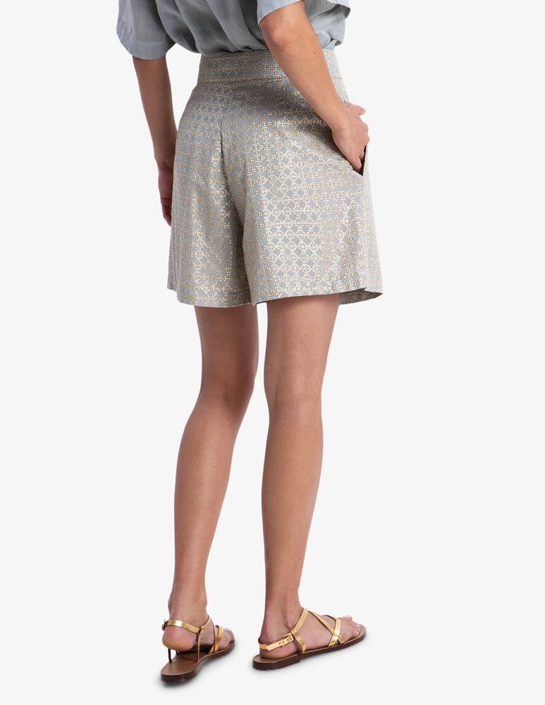 rinascente Greek Archaic Kori Shorts pieghe incrociate