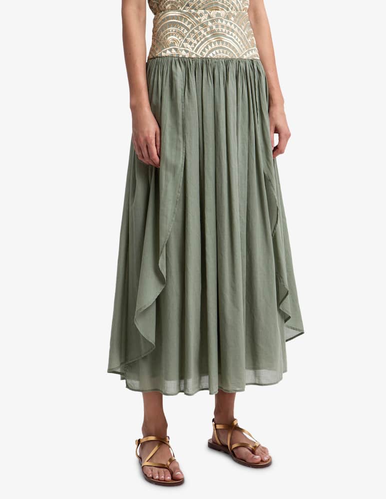 Greek Archaic Kori Triangle long skirt - picture 1 Greek Archaic Kori Triangle long skirt - picture 1